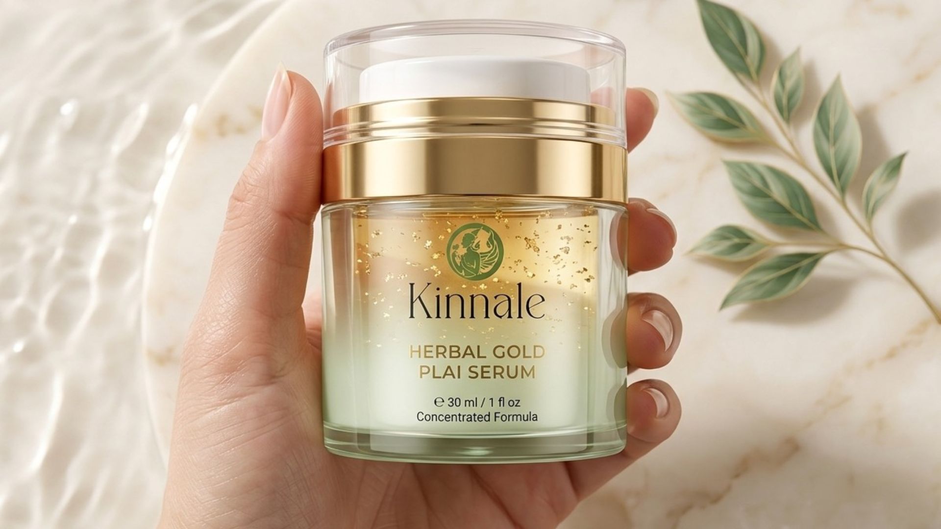 Kinnale Herbal Gold Plai body-care jar